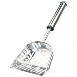 Kattetoalettspade i rustfritt stål