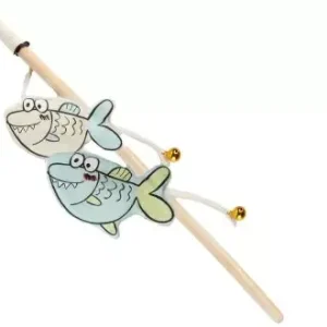 Kattvippa Fishes 120Cm Silvervine/Catnip