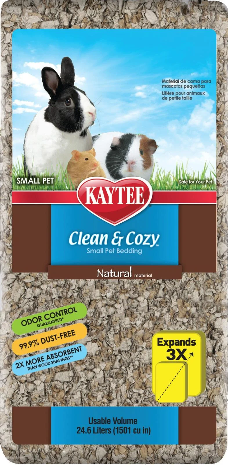 Kaytee Clean & Cozy Natural Strø 24,6 L