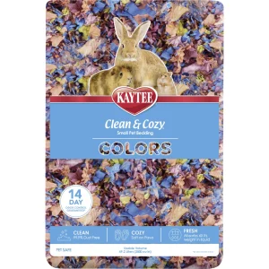 Kaytee Papirstrø til smådyr – Clean & Cozy Colors Kaleidoscope
