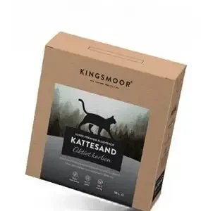Kingsmoor Kattesand Aktiv Karbon