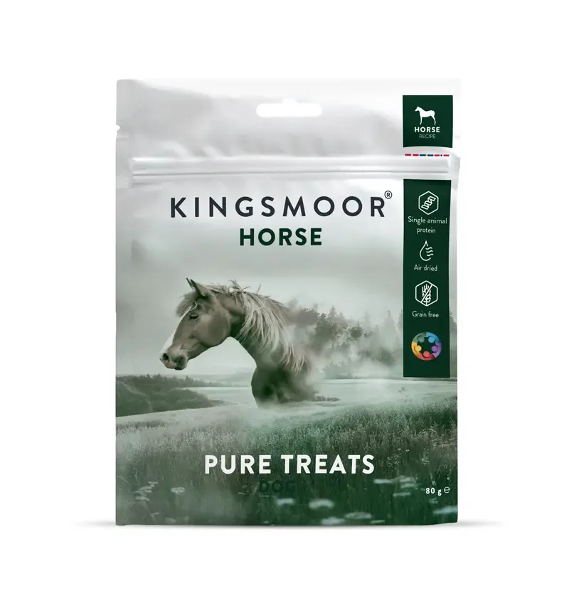 Kingsmoor Lufttørkede godbiter hest 80g