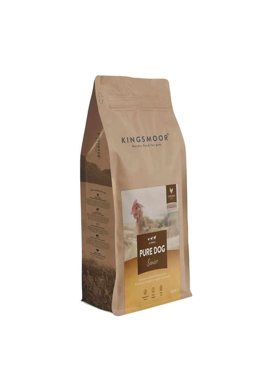 Kingsmoor Pure Chicken Senior All Breeds Dog 2,5kg