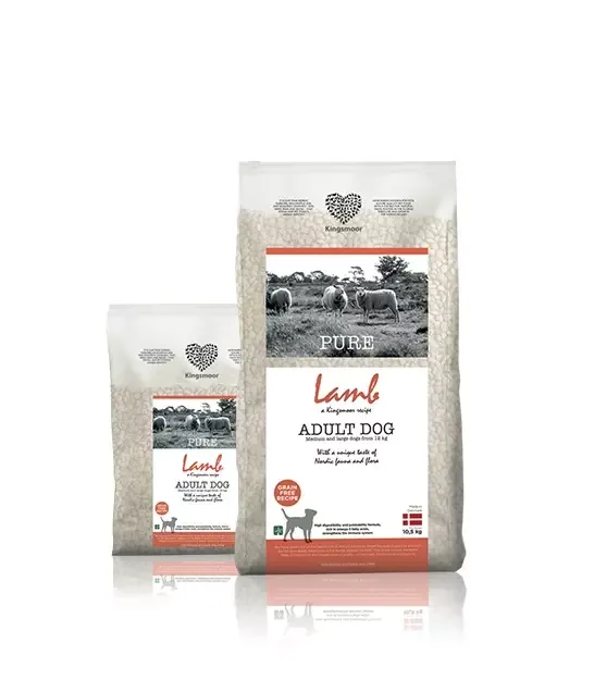 Kingsmoor Pure Hund mellom og store raser voksen Lam. 12kg