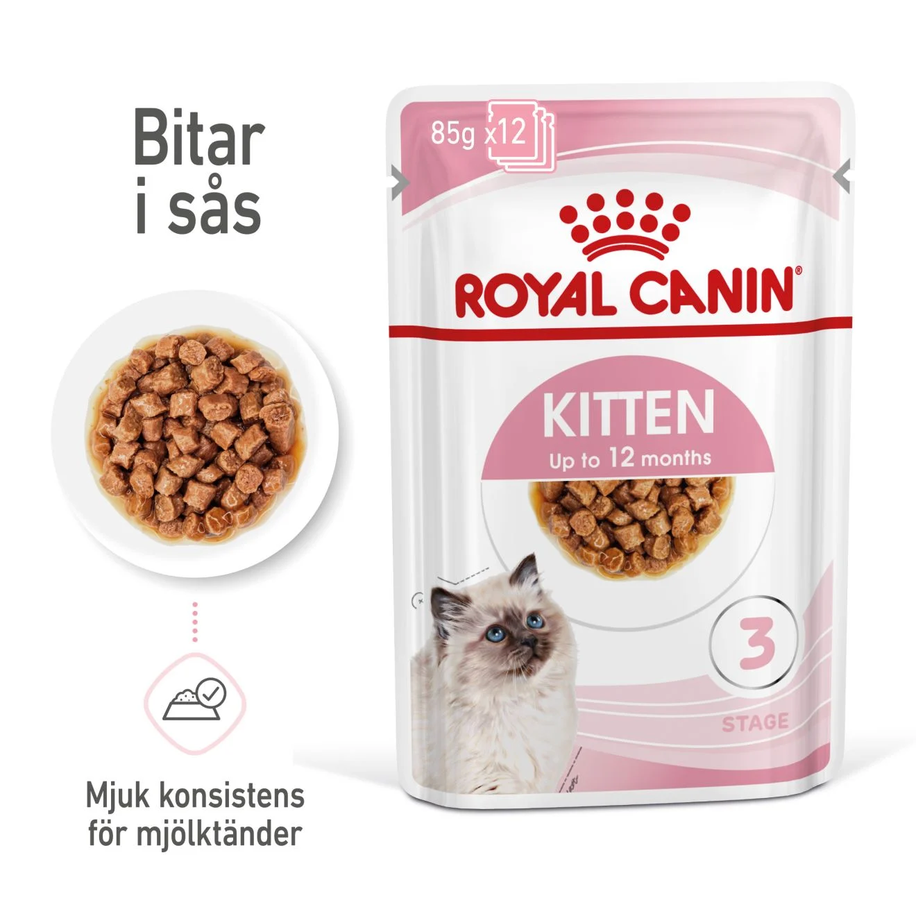 Kitten Gravy V氓tf么r for kattunger