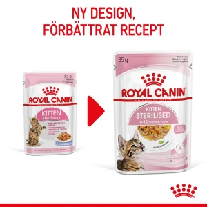 Kitten Sterilised Jelly V氓tf么r for katt 12x85g
