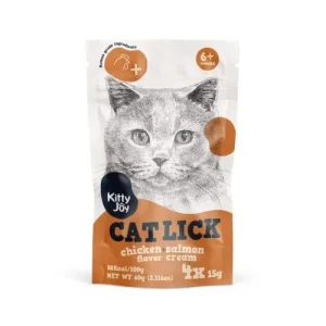 Kitty Joy cat lick kylling og laks 4x15g
