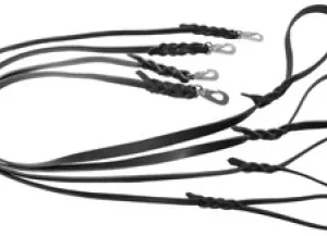 KOBBEL Alac, Lær, Svart, 6mm.x150cm.