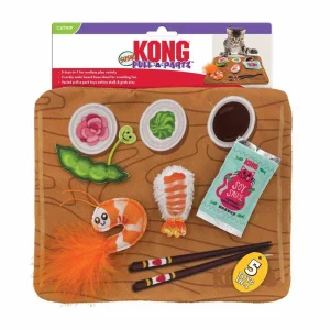 KONG Cat Pull-a-partz Sushi 21,5×26,5×2,5cm