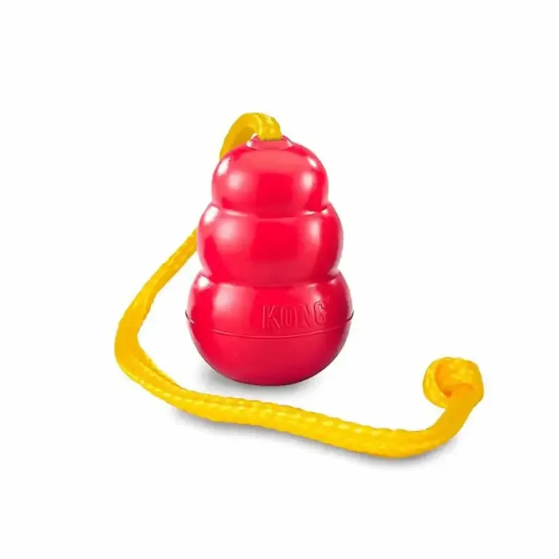 KONG™ Classic med tau Rød L