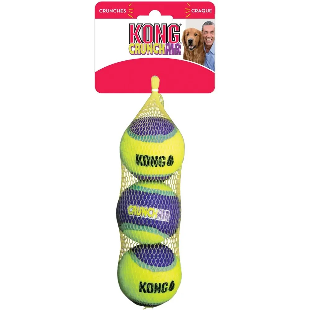 Kong Crunchair Ball3-pack M Ø6cm