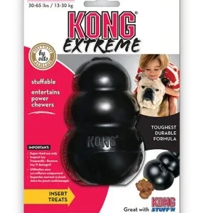 KONG Extreme, Svart, L, 11x7cm.