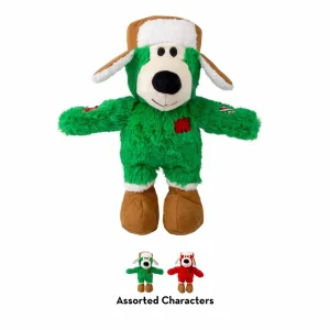 KONG Holiday Juleleke Wild Knots Bear S/M 18x15x8cm