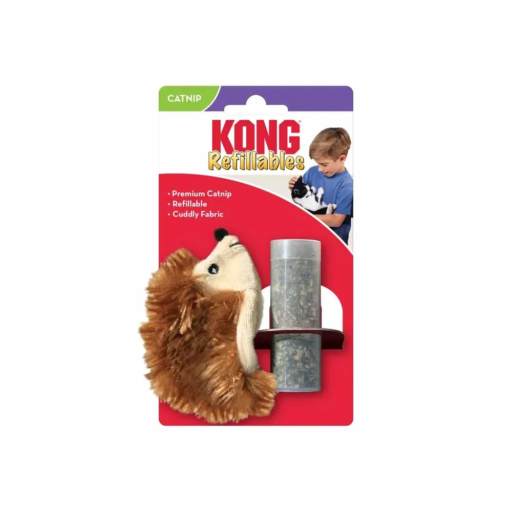 Kong ketteleke Pinnsvin med catnip refill