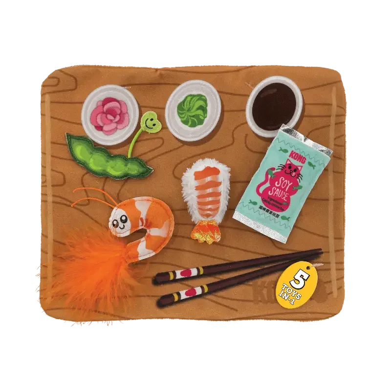 KONG Pull-A-Partz Sushi