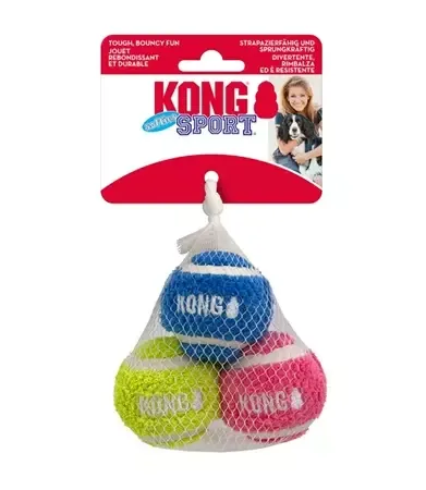 Kong Softies Ball, Sport, S, 3pk. Ø5cm. Myk tennisball til hund