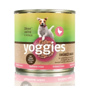 KYLLING med havregryn og grønnsaker – våtfôr YOGGIES hund