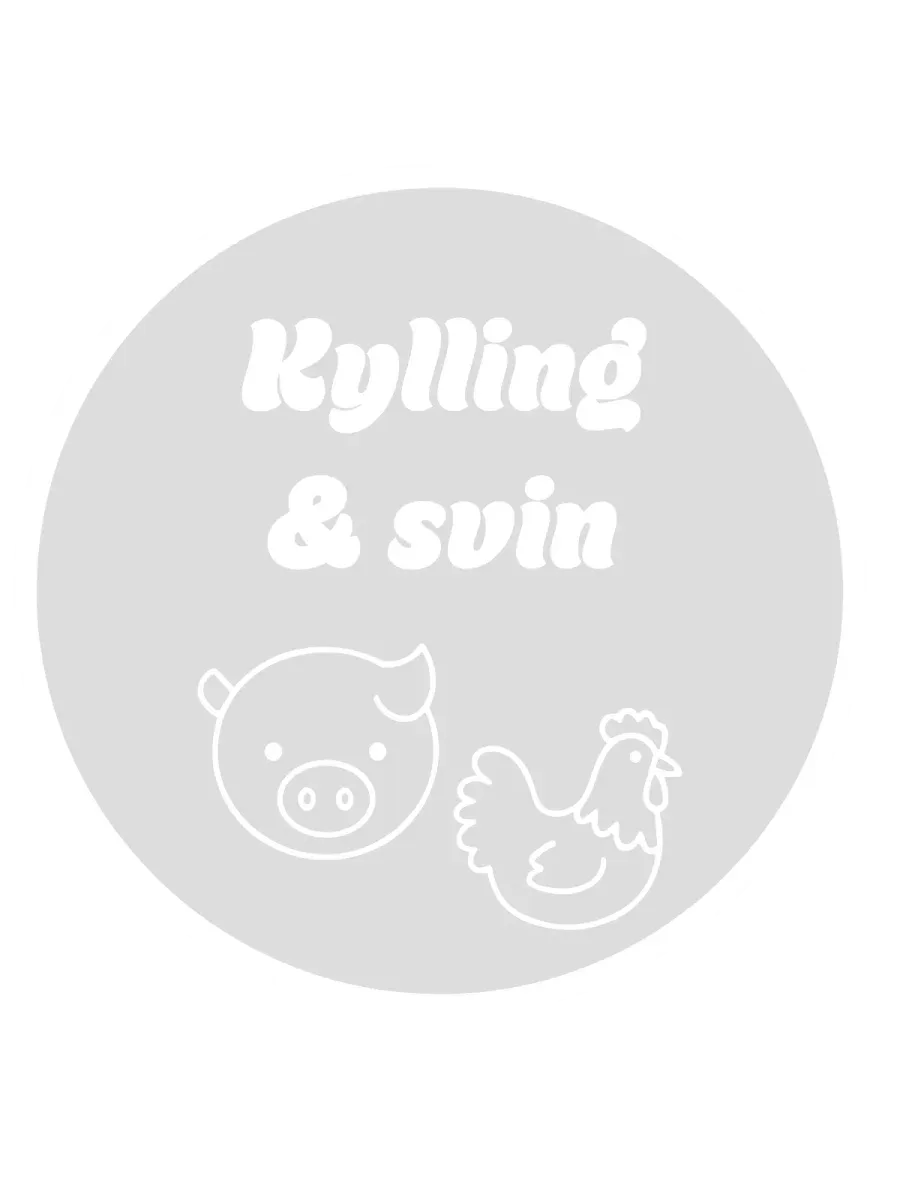 Kylling og svin BURGER