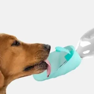 Leaf vannskål til hund- vanndispenser grønn