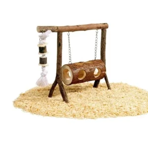 LEKEPLASS Flamingo, Wooden Swing, 31x25cm.