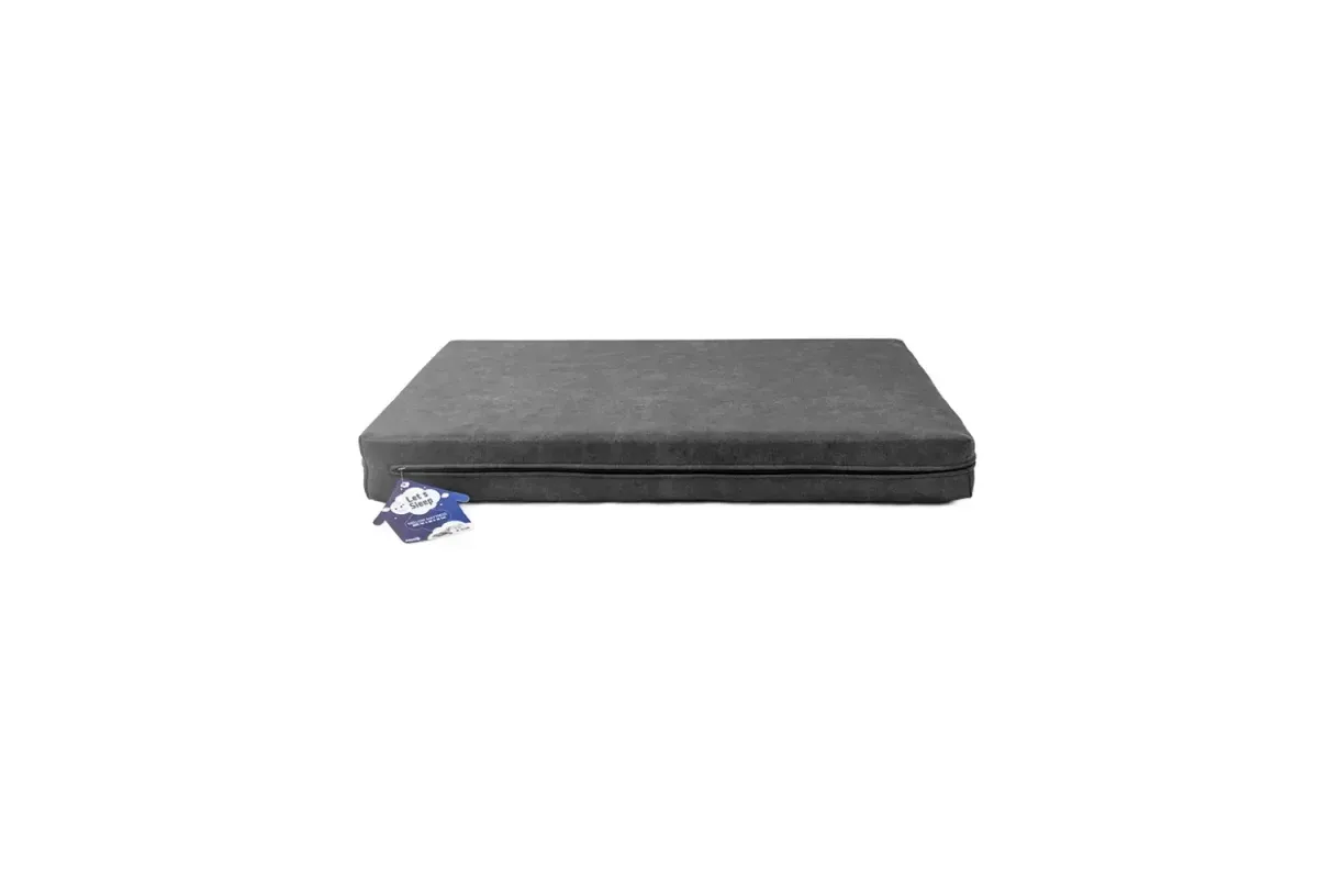 Let’s Sleep Mellow Mattress Orthopaedic Bed Anthracite XLarge 125 x 90 x 10 cm