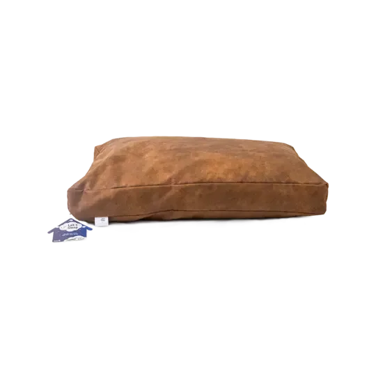 Let’s Sleep Plush Pillow Cognac M