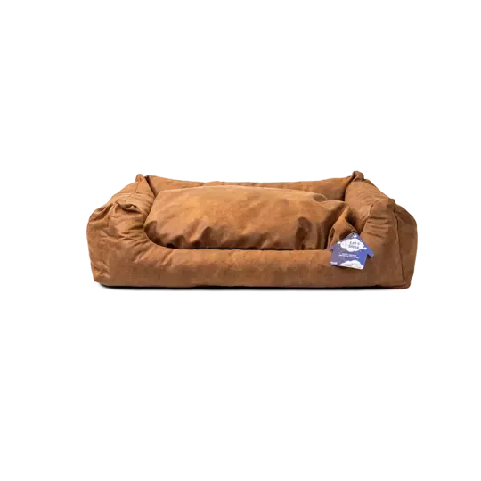 Let’s Sleep Sweet Dreams Seng m/Pute Cognac XLarge 228×82/102x70cm