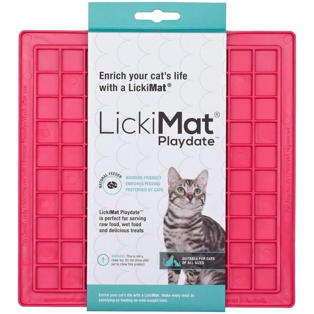 Lickimat Cat Playdate Rosa 20X20Cm
