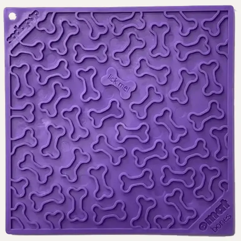 Lickimat Purple Bones Large