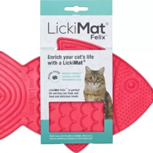 Lickimat til katt rosa