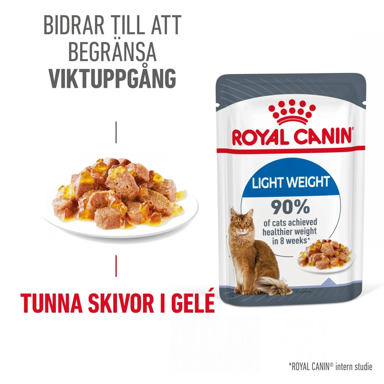 Light Weight Care Jelly Adult V氓tf么r til katt