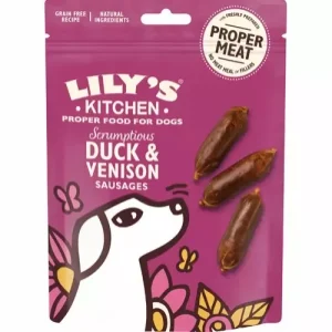 Lilys K. Scrumptious Duck and Venison Sausages 70g