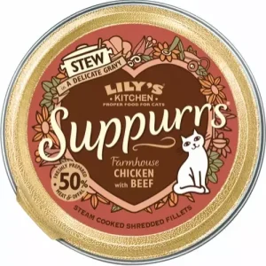 Lilys K. Suppurrs Farmhouse Chicken with Beef 85g