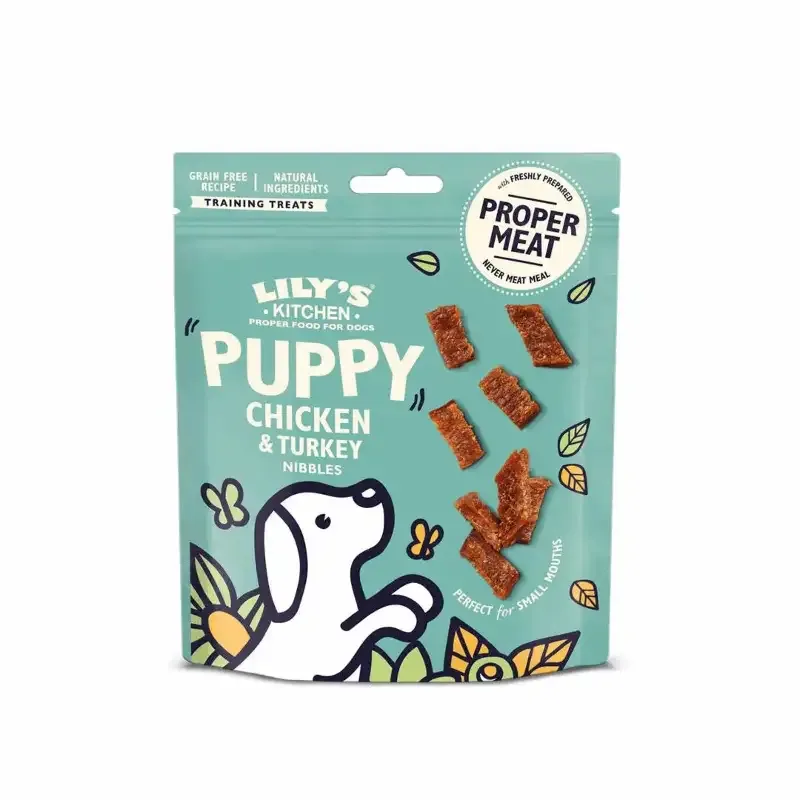 Lily’s Kitchen Chicken & Turkey Nibbles for Puppies 70g