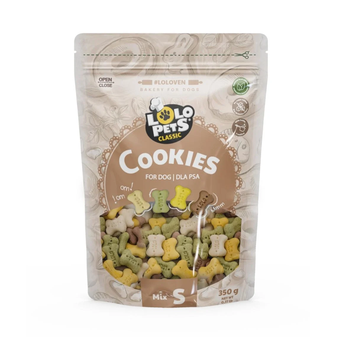 Lolo Pets Hundekjeksbein 350gr - Image 2
