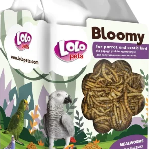 LoloPets Bloomy Melormer til fugl 80g