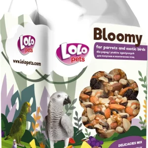LoloPets Bloomy Miks tørket frukt/nøtter 200g