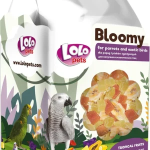 LoloPets Bloomy Tørket Tropisk frukt 200g