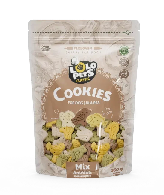 Lolopets Kjeks Animal Mix S 350g - Image 2
