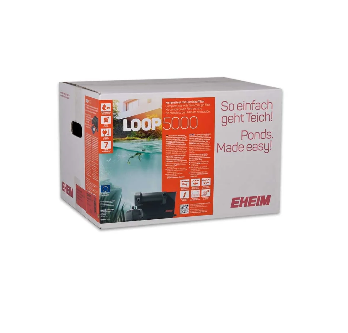 LOOP 5000 Eheim, Biofilter, 15W, UVC, 7W, 5000L/T