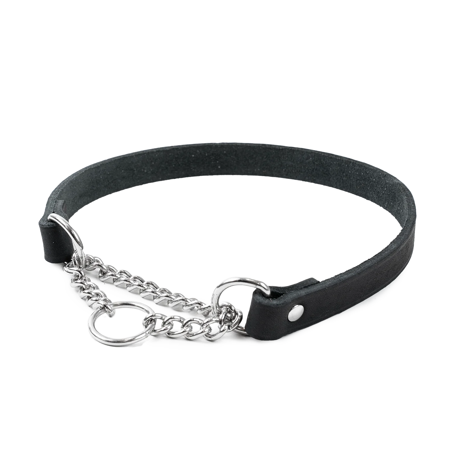L盲derhalsband Hera halvstryp Svart