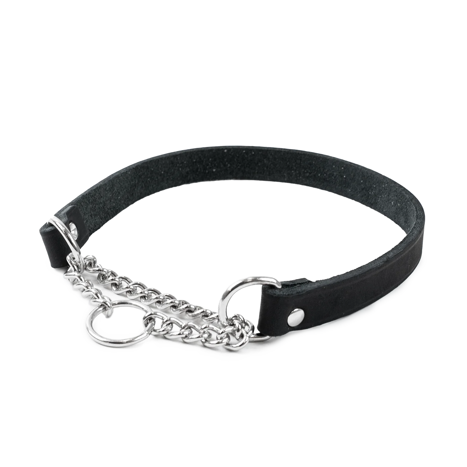 L盲derhalsband Hera halvstryp Svart