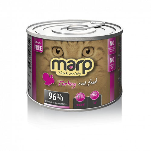 Marp Variety Turkey til katt 200g