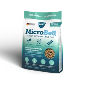 Marsavet MicroBell – kaldpresset hundefôr med mikrobielt protein