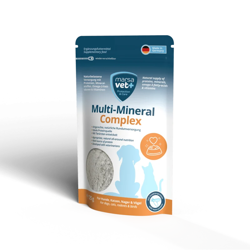 Marsavet Multi-Vitamin-Mineral for Hund, Katt, Fugl og Gnagere 125gr
