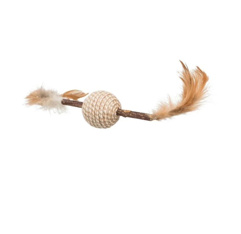 MATATABI-LEKE Trixie, m/fjær og ball, 20cm.
