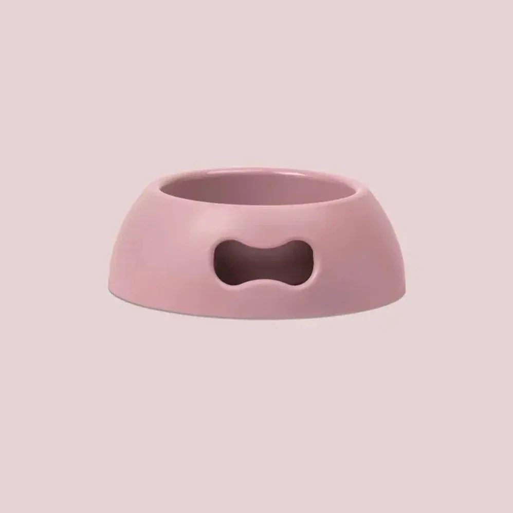 Medium matskål til hund og katt – rosa