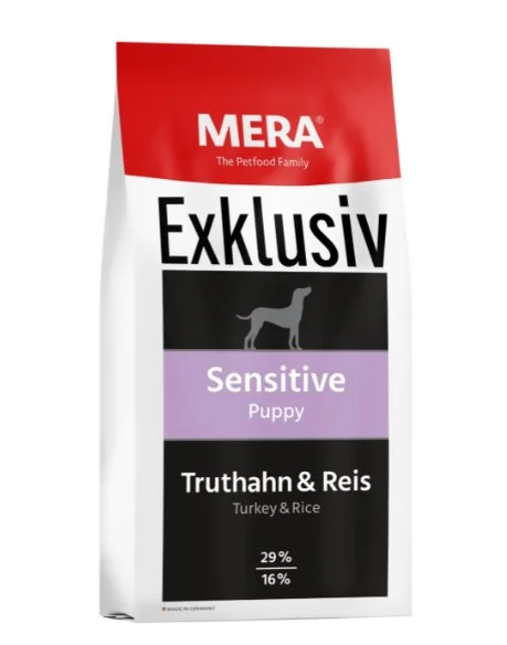 MERADOG Exklusiv Sensitive, PUPPY, Kalkun & Ris