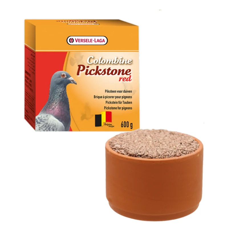 Mineralsten i krukke 600gr rød for duer ø10 h7cm - Image 2
