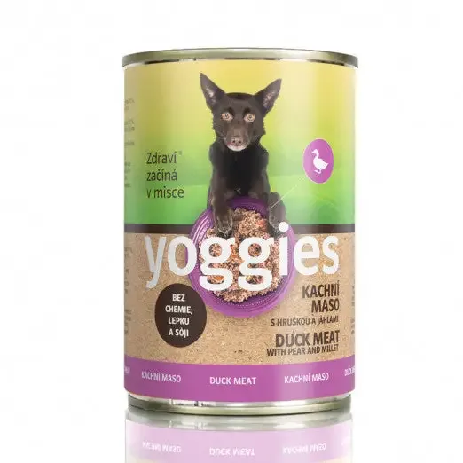 Monoprotein AND med hirse og pærer – våtfôr YOGGIES hund
